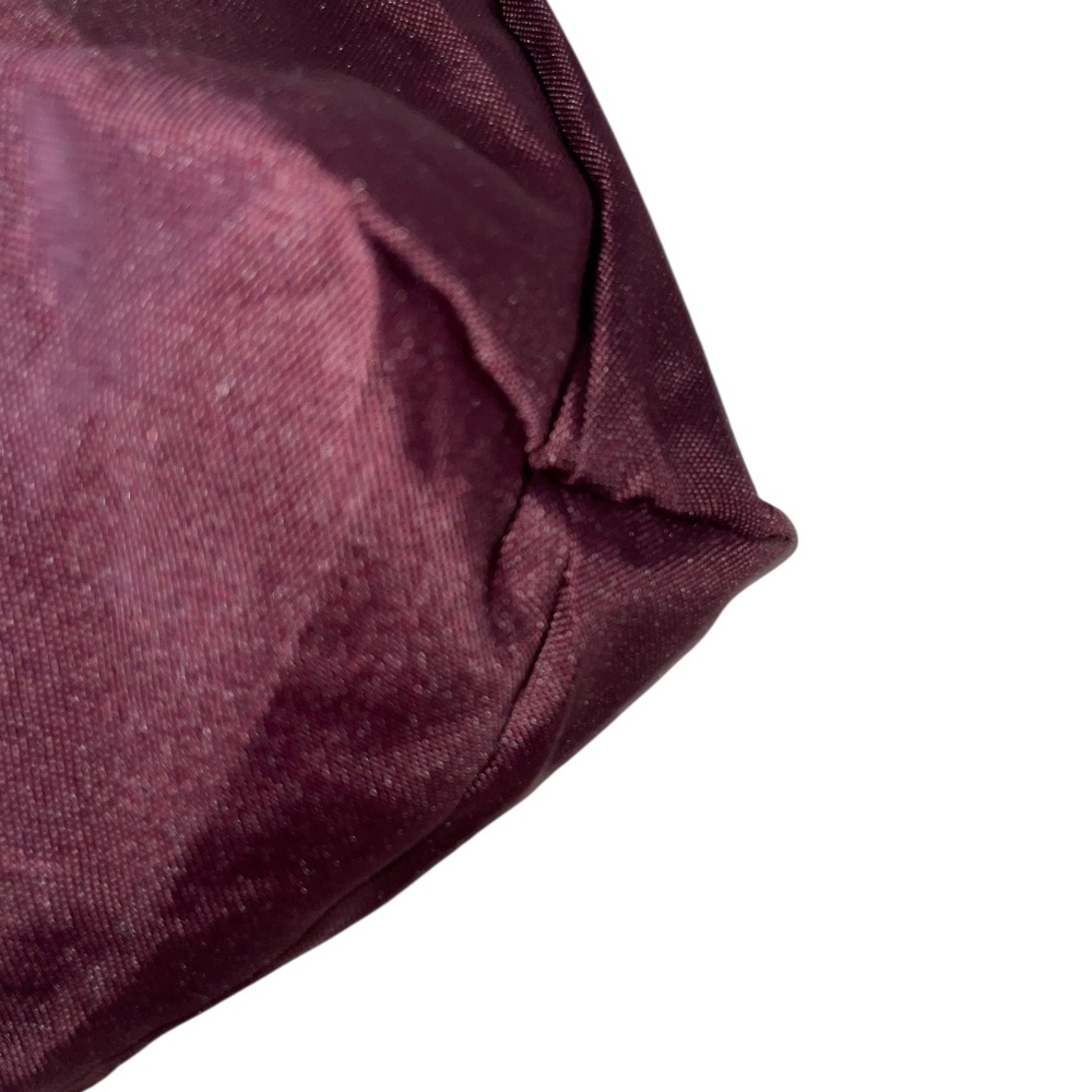 Victoria's Secret Burgundy Black Zipper Closure Tote Bag Logo PINK - Picture 4 of 6